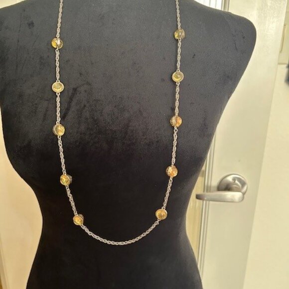 J. Crew Jewelry - J. Crew Yellow Bead Necklace